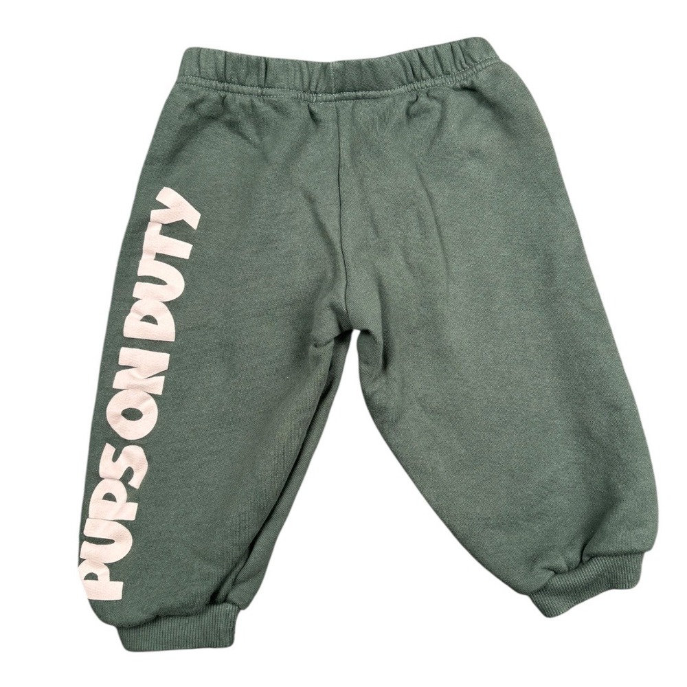 Zara Paw Patrol Pups on Duty‎ Olive Green Toddler Pants Size 3 Years 654